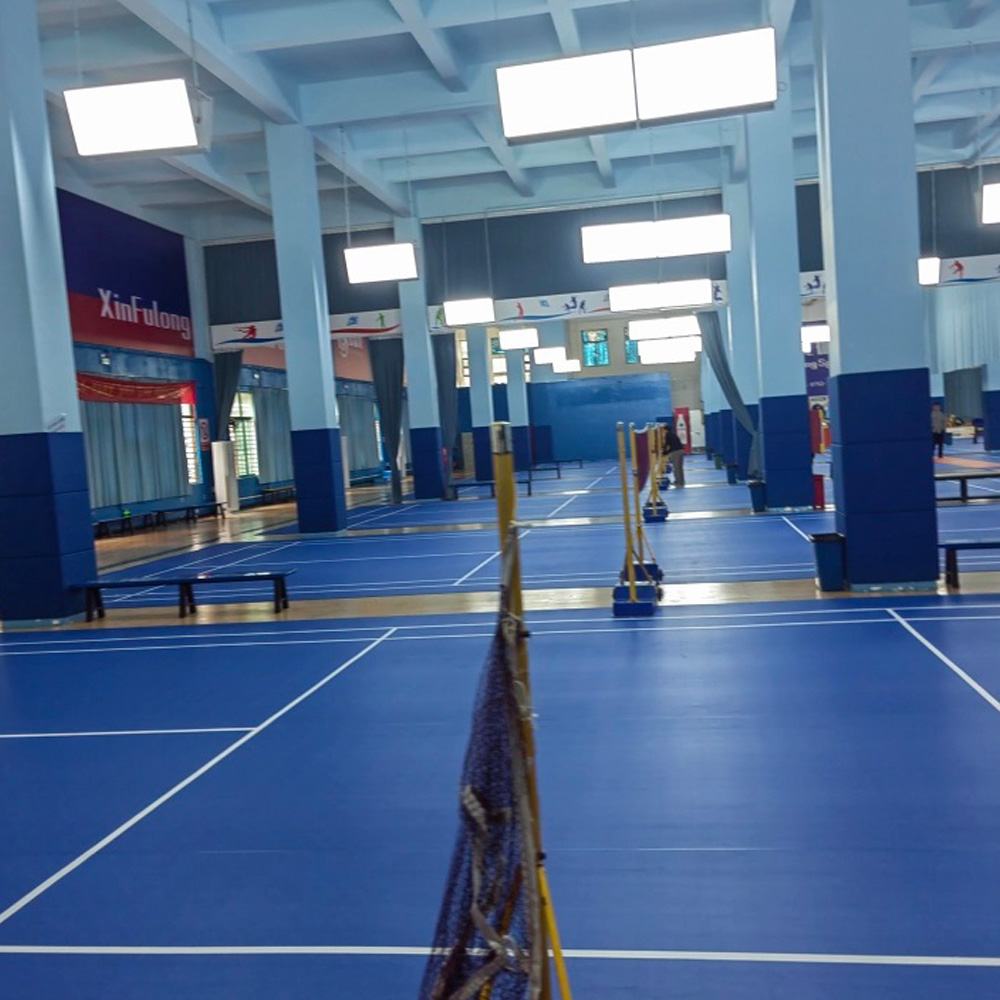 Badminton Logo - Beable Professionelle PVC-Badminton-Hofmatte, 5,0 m dick,