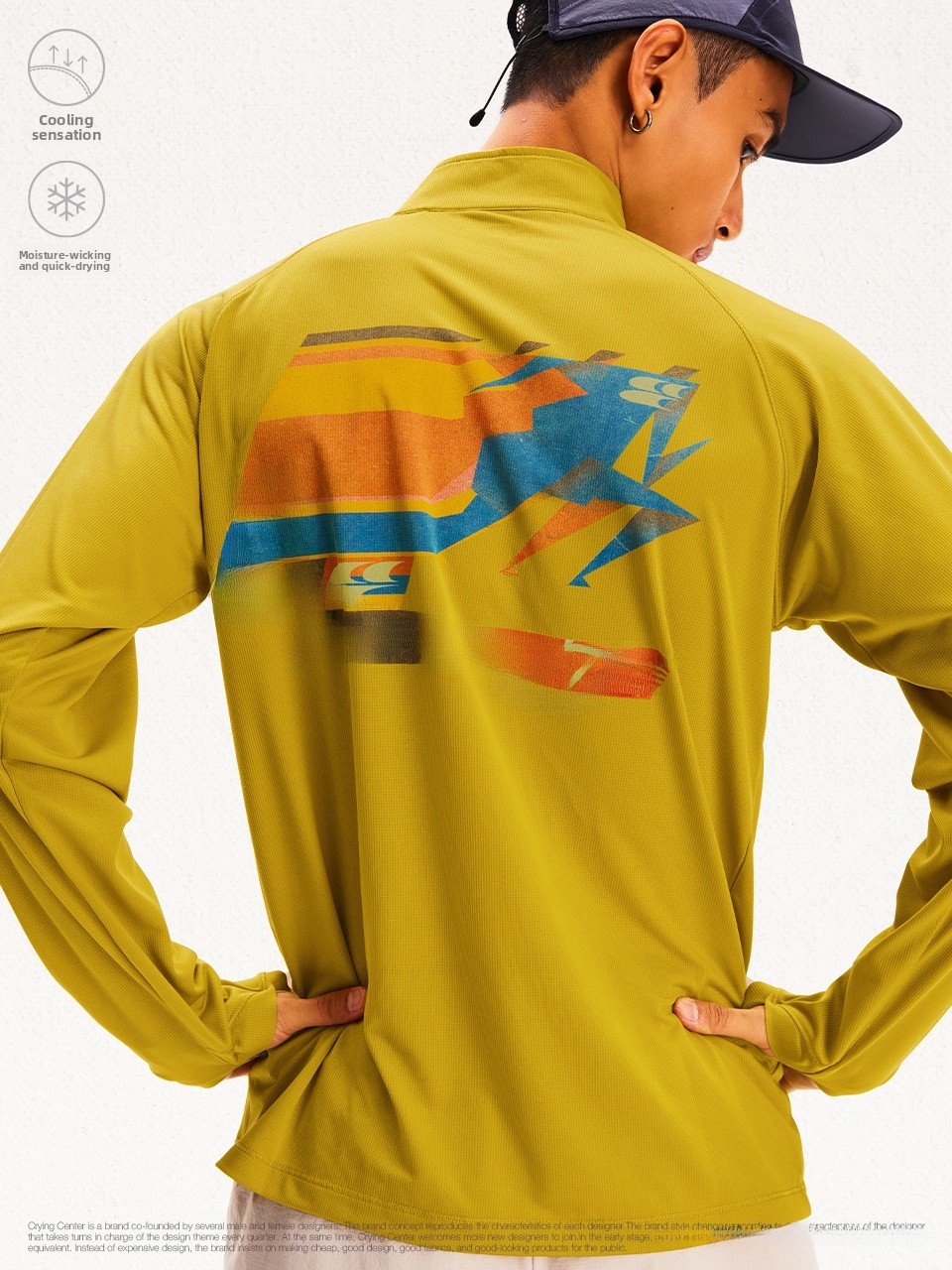 Badminton Logo - CryingCenter Mesh Schnelltrocknendes Langarm-Lauf-Badminton-T-Shirt Retro-Druck Kühlendes