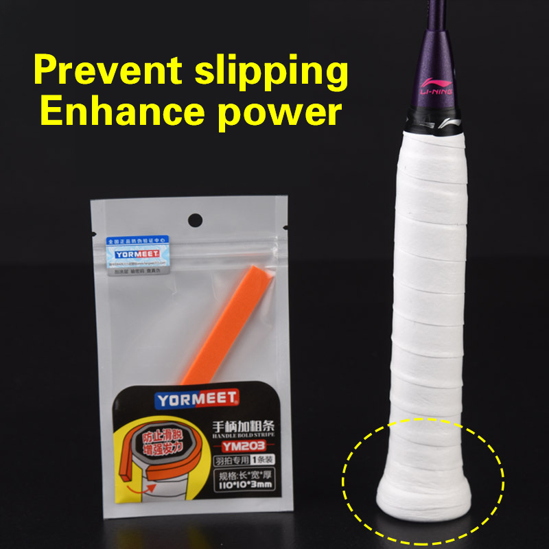 Badminton Grip - Badminton-Schlägergriff-Verstärker Verdicktes Griffband für Tennisschläger Rutschfest