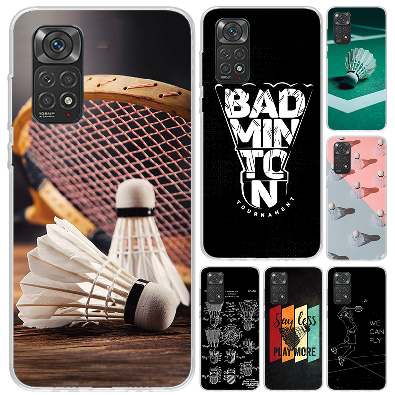Badminton Logo - Badminton Sport Handyhülle für Xiaomi Redmi