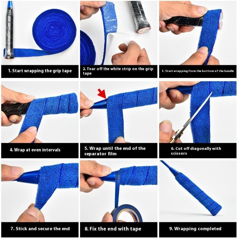 Neues 1-Set 5m/10m Handtuch-Gr – Badminton Grip Bewertung und Preis