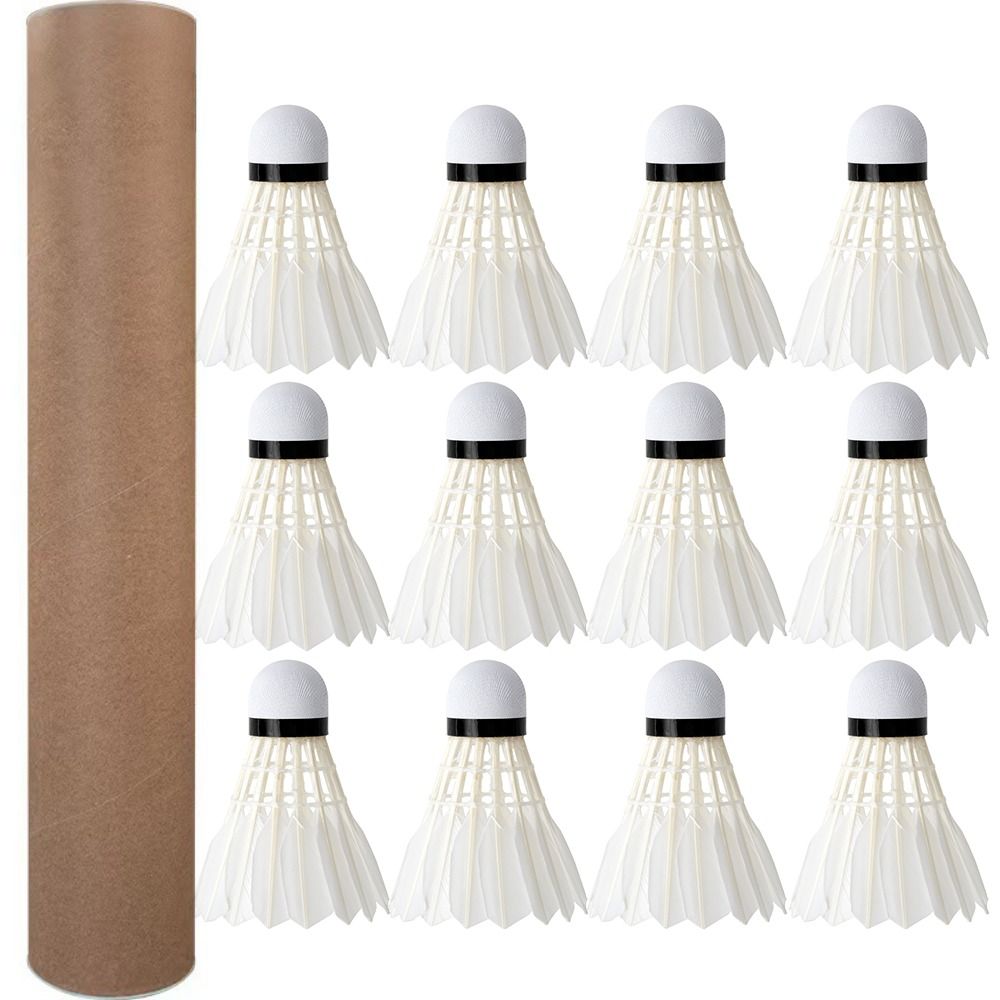 3/6/12 Stück Neue Weiße Badmin – Badminton Bwf Bewertung und Preis