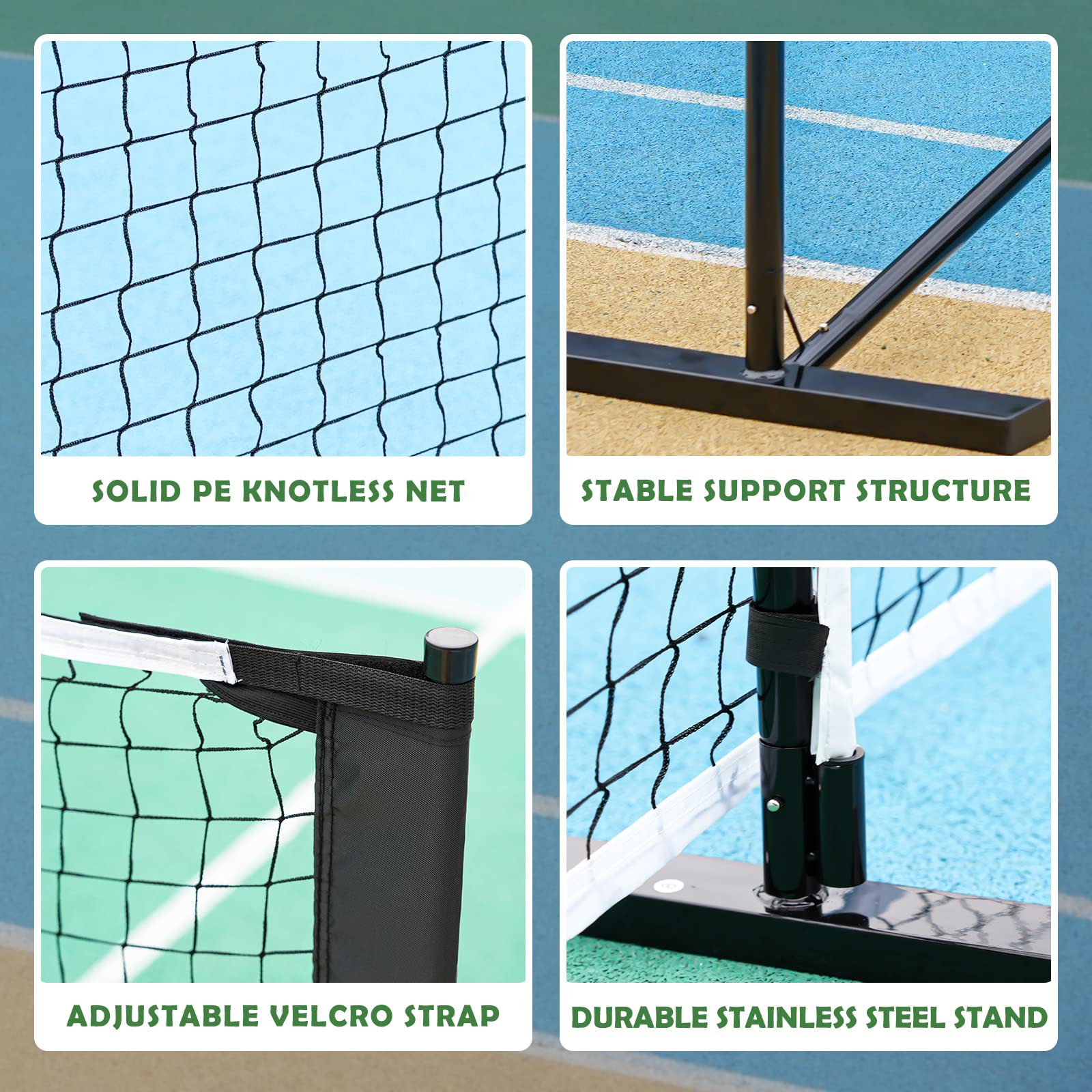 Tragbares 6,7*0,9 Meter Badmin – Badminton Net Bewertung und Preis