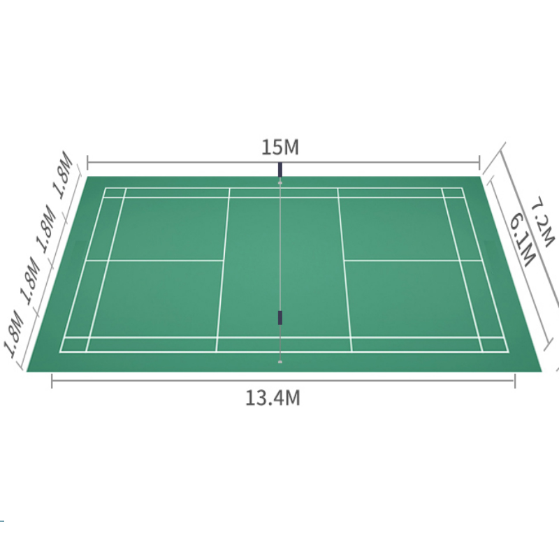 Beable Standard 5,0 mm PVC-Bad – Badminton Logo Bewertung und Preis