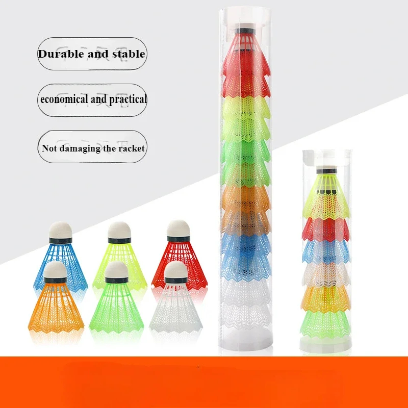 12 Stück/Set Bunte Federbälle  – Badminton Bwf Bewertung und Preis