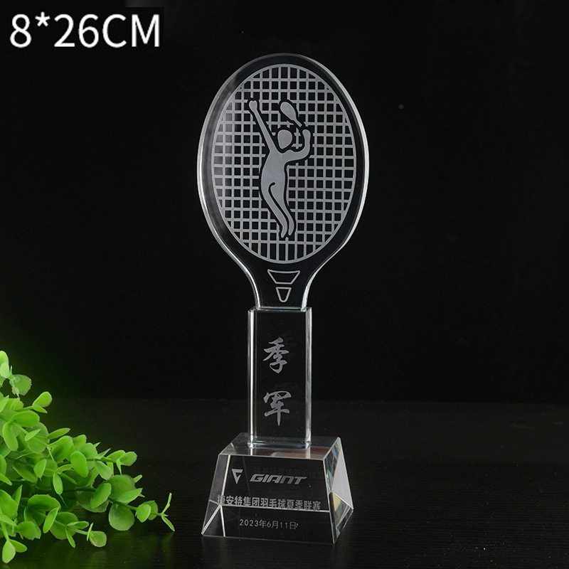Maßgeschneiderte Kristall-Trop – Badminton Logo Bewertung und Preis