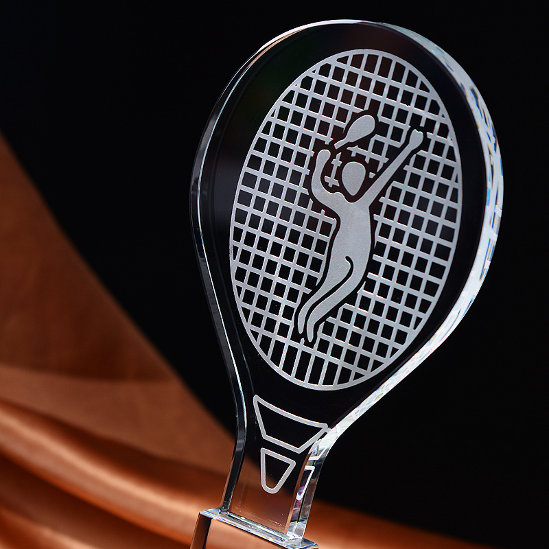 Maßgeschneiderte Kristall-Trop – Badminton Logo Bewertung und Preis